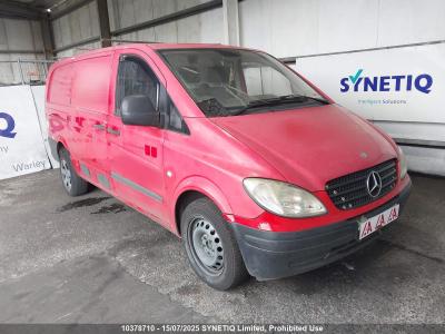 Image of 2009 MERCEDES VITO 109 CDI LONG SWB 2148cc TURBO DIESEL MANUAL PANEL VAN
