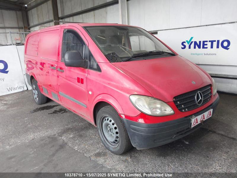 2009 MERCEDES VITO 109 CDI LONG SWB 2148cc TURBO DIESEL MANUAL PANEL VAN