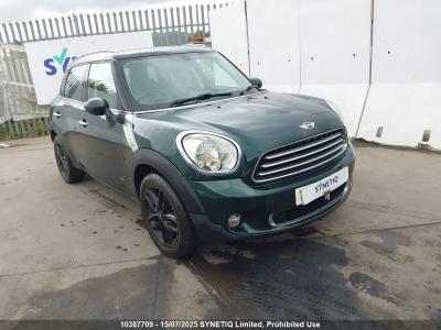 Image of 2012 MINI COUNTRYMAN COOPER D4 1598cc TURBO DIESEL MANUAL 6 Speed 5 DOOR HATCHBACK