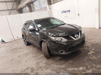 Image of 2016 NISSAN QASHQAI DCI N-TEC PLUS 1461cc TURBO DIESEL MANUAL 6 Speed 5 DOOR HATCHBACK