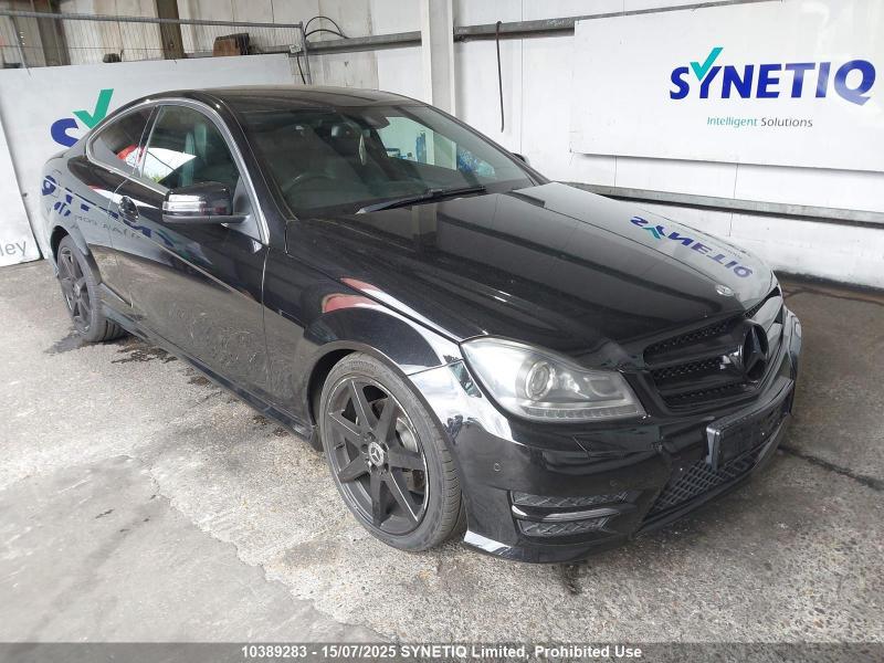 2013 MERCEDES C-CLASS C250 CDI BLUEEFFICIENCY AMG SP 2143cc TURBO DIESEL AUTOMATIC 2 DOOR COUPE