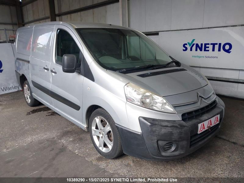 2008 CITROEN DISPATCH LX 1200 L2H1 LWB HDI 120 1997cc TURBO DIESEL MANUAL 6 Speed PANEL VAN