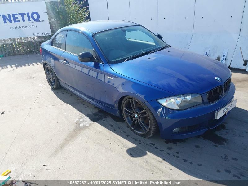 2010 BMW 1 SERIES 118D M SPORT 1995cc TURBO DIESEL MANUAL 2 DOOR COUPE