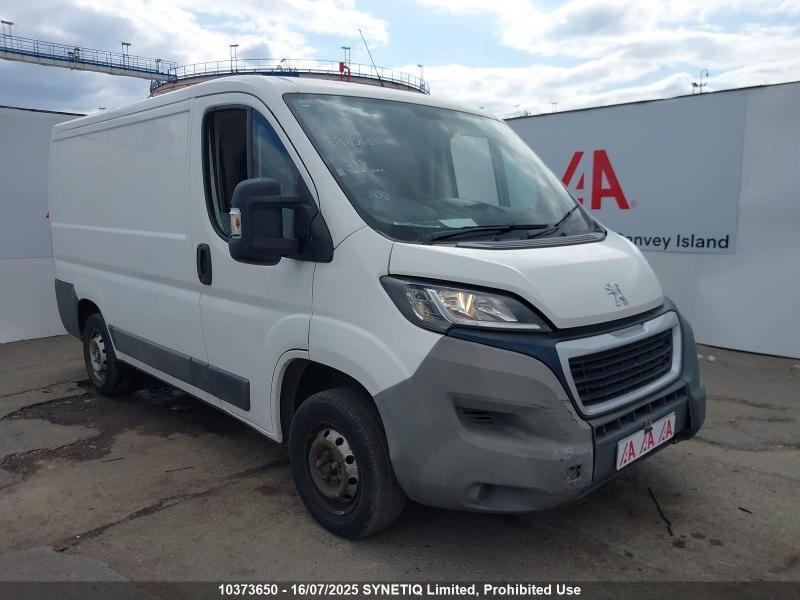 2016 PEUGEOT BOXER HDI 333 L1H1 PROFESSIONAL P/V 2198cc TURBO DIESEL MANUAL PANEL VAN
