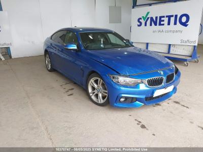 Image of 2018 BMW 4 SERIES 420D M SPORT GRAN COUPE 1995cc TURBO DIESEL AUTOMATIC 4 DOOR COUPE
