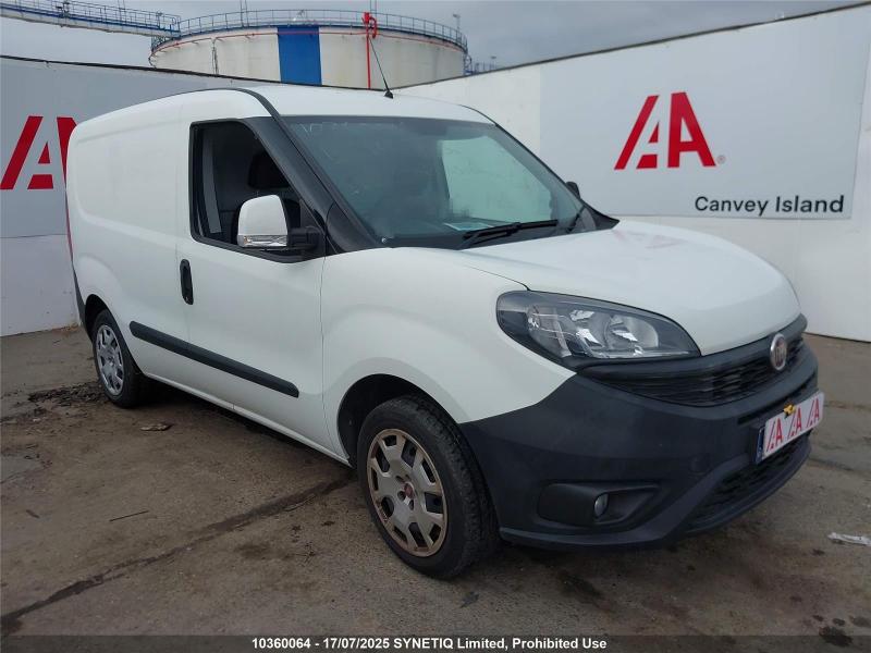 2019 FIAT DOBLO CARGO 16V SX 1368cc PETROL MANUAL 5 Speed CAR DERIVED VAN