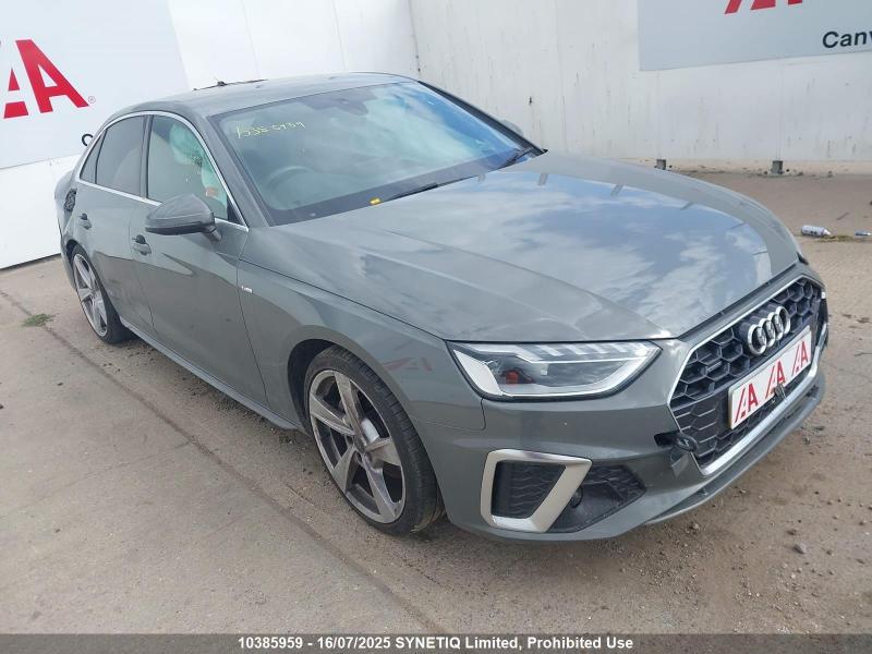 2022 AUDI A4 TDI QUATTRO S LINE 40 MHEV 1968cc TURBO DIESEL SEMI AUTO 4 DOOR SALOON