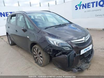 Image of 2015 VAUXHALL ZAFIRA TOURER DESIGN 1364cc TURBO PETROL MANUAL 6 Speed 5 DOOR MPV