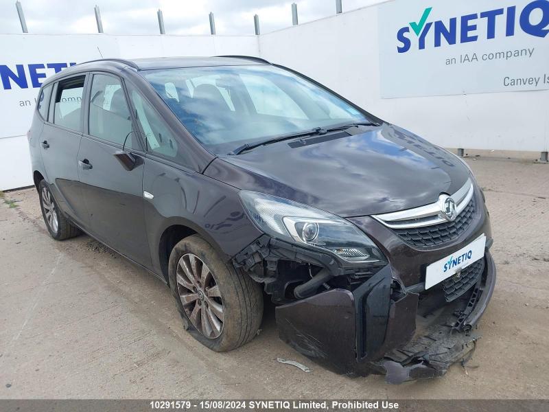 2015 VAUXHALL ZAFIRA TOURER DESIGN 1364cc TURBO PETROL MANUAL 6 Speed 5 DOOR MPV