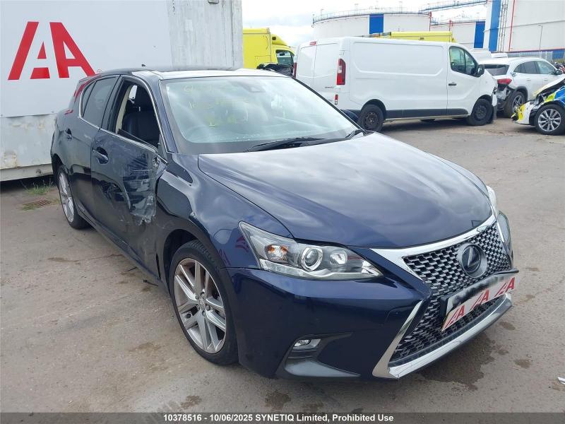 2018 LEXUS CT 200H LUXURY 1798cc PETROL/ELECTRIC CVT 1 Speed 5 DOOR HATCHBACK