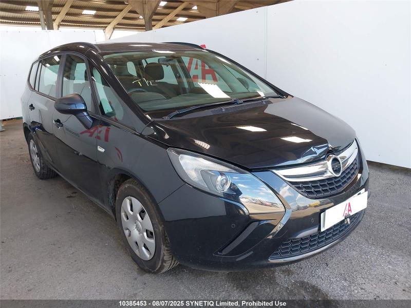 2013 VAUXHALL ZAFIRA TOURER ES 1796cc PETROL MANUAL 5 Speed 5 DOOR MPV