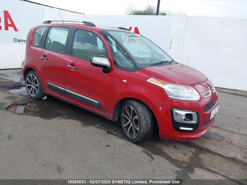 2013 CITROEN C3 PICASSO SELECTION HDI 1560cc TURBO DIESEL MANUAL 5 DOOR MPV