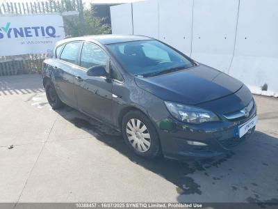 Image of 2013 VAUXHALL ASTRA EXCLUSIV CDTI ECOFLEX S/S 1686cc TURBO DIESEL MANUAL 6 Speed 5 DOOR HATCHBACK