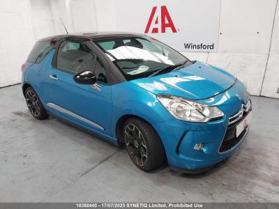 Image of 2012 CITROEN DS3 DSTYLE PLUS 1598cc PETROL MANUAL 5 Speed 3 DOOR HATCHBACK