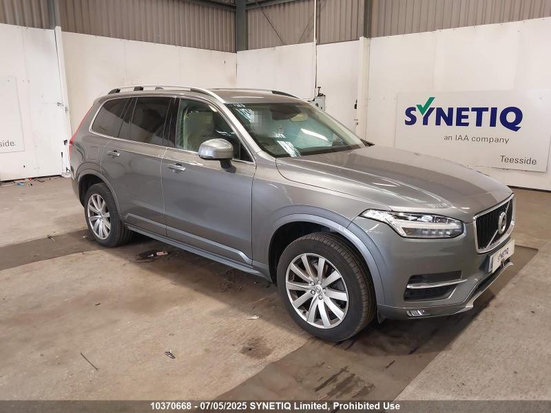 2019 VOLVO XC90 D5 POWERPULSE MOMENTUM AWD 1969cc TURBO DIESEL AUTOMATIC 8 Speed 5 DOOR ESTATE