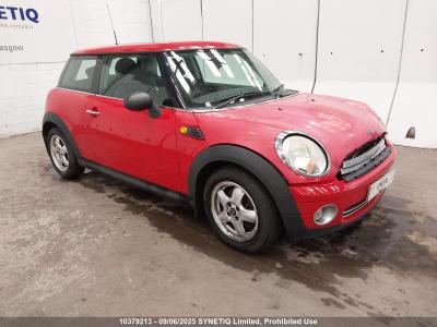 Image of 2009 MINI HATCH ONE 1397cc PETROL MANUAL 6 Speed 3 DOOR HATCHBACK