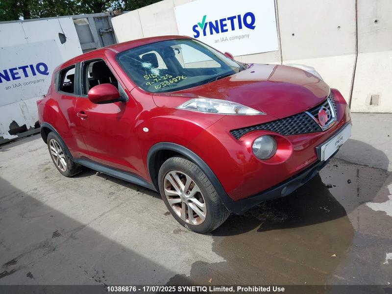 2012 NISSAN JUKE ACENTA PREMIUM DCI 1461cc TURBO DIESEL MANUAL 6 Speed 5 DOOR HATCHBACK