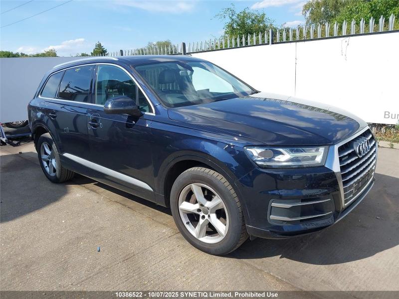 2016 AUDI Q7 TDI QUATTRO SE 2967cc TURBO DIESEL AUTOMATIC 5 DOOR ESTATE