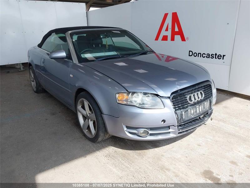 2006 AUDI A4 TDI S LINE 1968cc TURBO DIESEL MANUAL 6 Speed 2 DOOR CONVERTIBLE