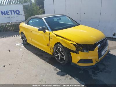 Image of 2017 AUDI A3 TDI QUATTRO S LINE 1968cc TURBO DIESEL MANUAL 6 Speed 2 DOOR CONVERTIBLE