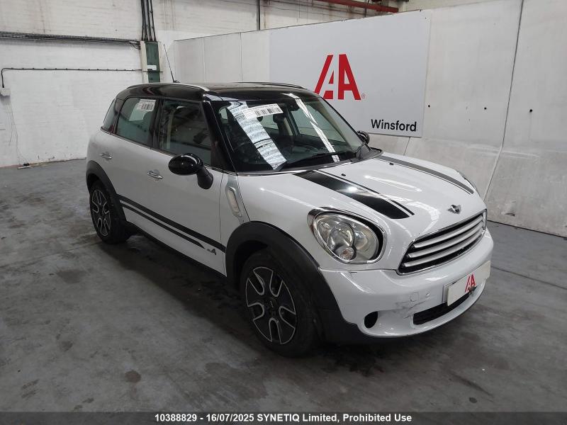 2011 MINI COUNTRYMAN COOPER D4 1598cc TURBO DIESEL MANUAL 6 Speed 5 DOOR HATCHBACK