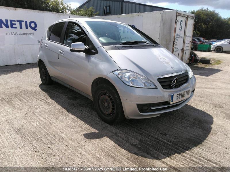 2012 MERCEDES A-CLASS A 160 BLUEEFFICIENCY CLASSIC S 1498cc PETROL MANUAL 5 DOOR HATCHBACK