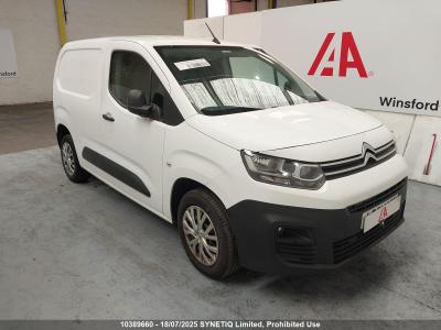 Image of 2021 CITROEN BERLINGO 1000 ENTERPRISE M BLUEHDI 1499cc TURBO DIESEL MANUAL 3 DOOR PANEL VAN