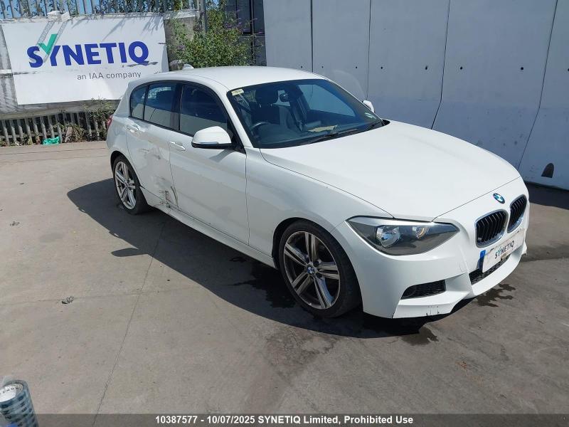 2013 BMW 1 SERIES 125D M SPORT 1995cc TURBO DIESEL MANUAL 5 DOOR HATCHBACK
