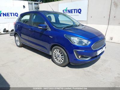 Image of 2019 FORD KA ZETEC 1194cc PETROL MANUAL 5 DOOR HATCHBACK
