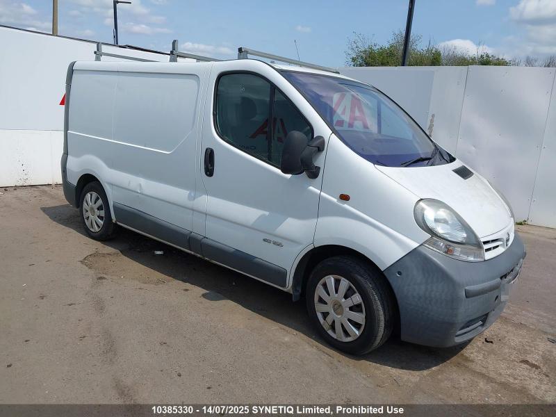 2006 NISSAN PRIMASTAR SE SWB DCI 100 1870cc TURBO DIESEL MANUAL 6 Speed PANEL VAN