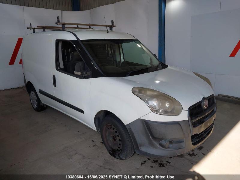 2011 FIAT DOBLO CARGO 16V MULTIJET 1248cc TURBO DIESEL MANUAL 5 Speed PANEL VAN