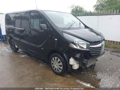 Image of 2018 VAUXHALL VIVARO L1H1 2700 SPORTIVE CDTI BITURB 1598cc TURBO DIESEL MANUAL 6 Speed PANEL VAN