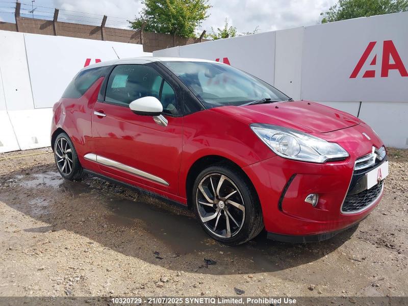 2015 CITROEN DS3 E-HDI DSTYLE PLUS 1560cc TURBO DIESEL MANUAL 5 Speed 3 DOOR HATCHBACK