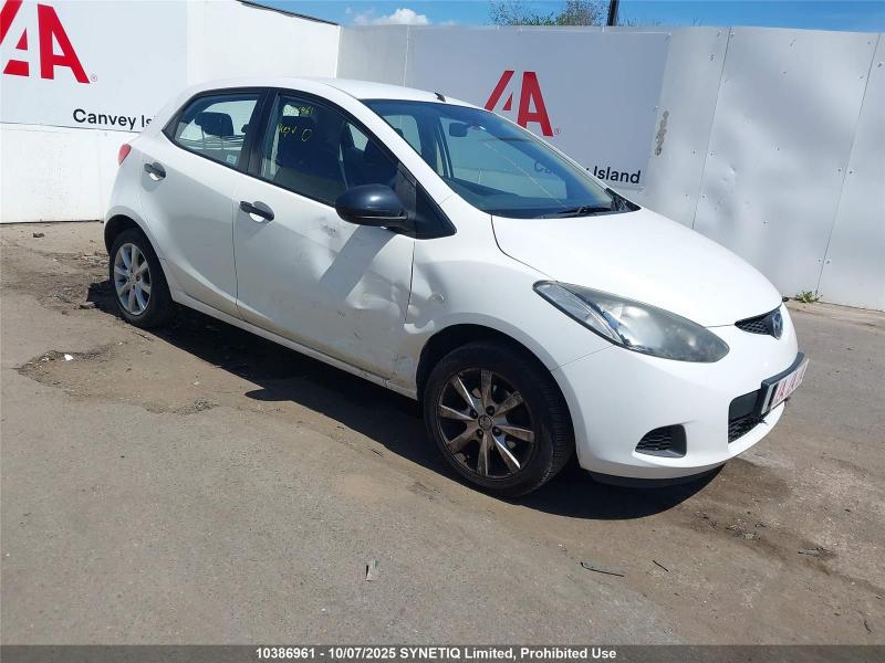 2009 MAZDA 2 TS 1349cc PETROL MANUAL 5 Speed 5 DOOR HATCHBACK