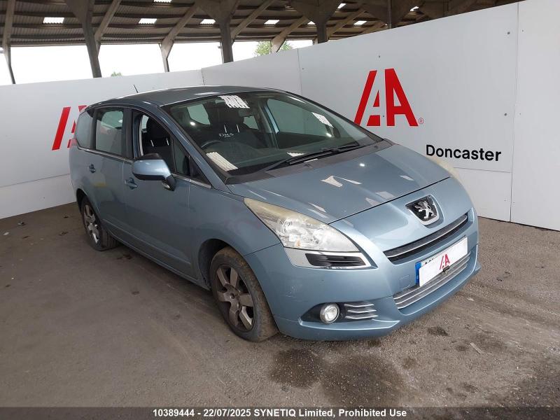 2010 PEUGEOT 5008 HDI SPORT 1560cc TURBO DIESEL MANUAL 6 Speed 5 DOOR MPV