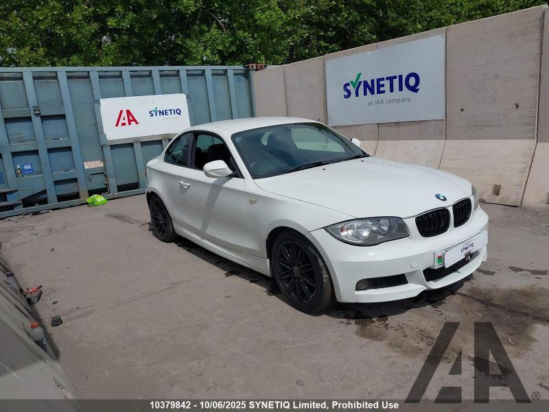 2010 BMW 1 SERIES 118D M SPORT 1995cc TURBO DIESEL MANUAL 2 DOOR COUPE