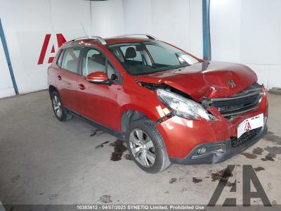 Image of 2016 PEUGEOT 2008 PURE TECH ACTIVE 1199cc PETROL MANUAL 5 Speed 5 DOOR HATCHBACK