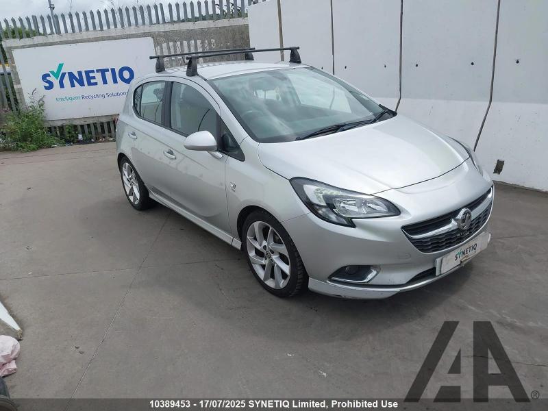 2017 VAUXHALL CORSA SRI VX-LINE ECOFLEX 1398cc PETROL MANUAL 5 Speed 5 DOOR HATCHBACK