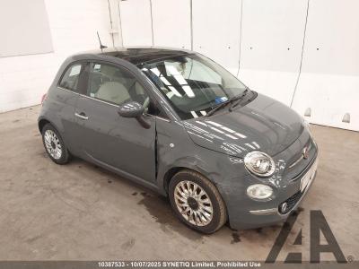 Image of 2018 FIAT 500 LOUNGE 1242cc PETROL MANUAL 3 DOOR HATCHBACK