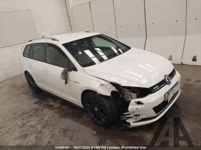 Image of 2016 VOLKSWAGEN GOLF GTD TDI DSG 1968cc TURBO DIESEL SEMI AUTO 6 Speed 5 DOOR ESTATE