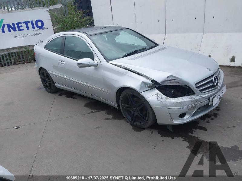 2008 MERCEDES CLC-CLASS CLC200 CDI SPORT 2148cc TURBO DIESEL MANUAL 6 Speed 3 DOOR COUPE