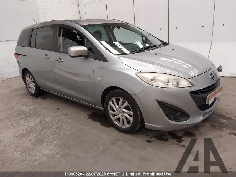 2012 MAZDA 5 TS2 1998cc PETROL MANUAL 6 Speed 5 DOOR MPV