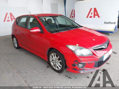 Image of 2010 HYUNDAI I30 EDITION 1591cc PETROL MANUAL 5 Speed 5 DOOR HATCHBACK