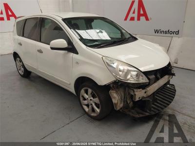 Image of 2010 NISSAN NOTE TEKNA DCI 1461cc TURBO DIESEL MANUAL 5 Speed 5 DOOR MPV