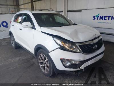 Image of 2014 KIA SPORTAGE WHITE EDITION ISG 1591cc PETROL MANUAL 6 Speed 5 DOOR ESTATE