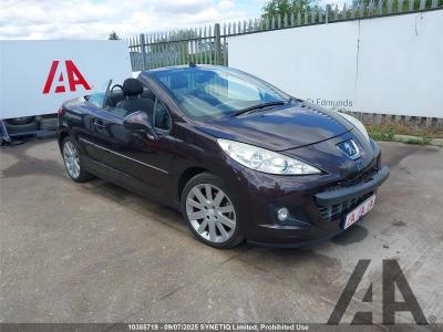 Image of 2012 PEUGEOT 207 CCURE 1598cc PETROL AUTOMATIC 4 Speed 2 DOOR CONVERTIBLE