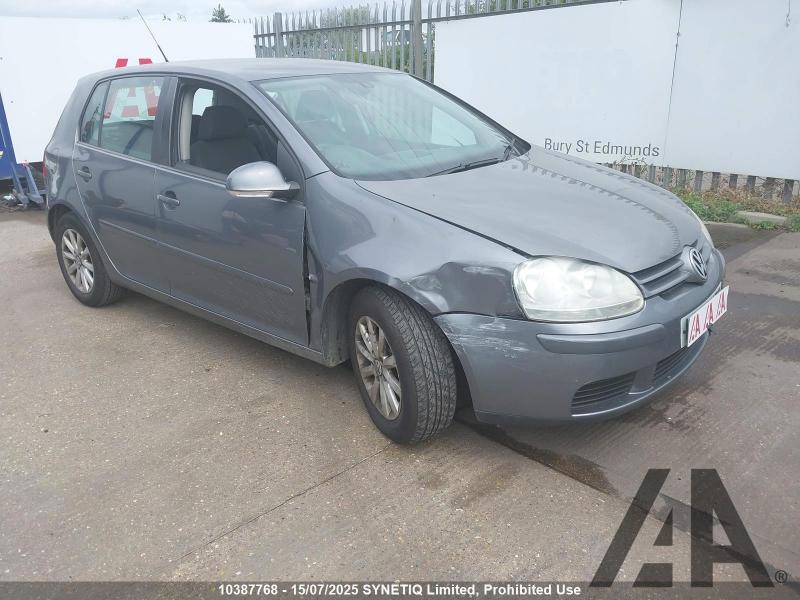 2007 VOLKSWAGEN GOLF MATCH FSI 1598cc PETROL MANUAL 6 Speed 5 DOOR HATCHBACK