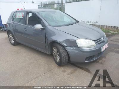 Image of 2007 VOLKSWAGEN GOLF MATCH FSI 1598cc PETROL MANUAL 6 Speed 5 DOOR HATCHBACK
