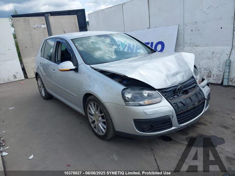 2008 VOLKSWAGEN GOLF GT TDI 1968cc TURBO DIESEL MANUAL 6 Speed 5 DOOR HATCHBACK