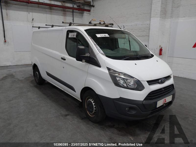 2016 FORD TRANSIT CUSTOM 290 LR P/V 1996cc TURBO DIESEL MANUAL 6 Speed PANEL VAN